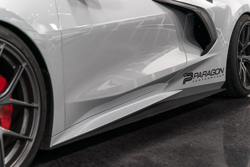 Verus Engineering Carbon Polyweave Side Splitter Kit - C8 Corvette