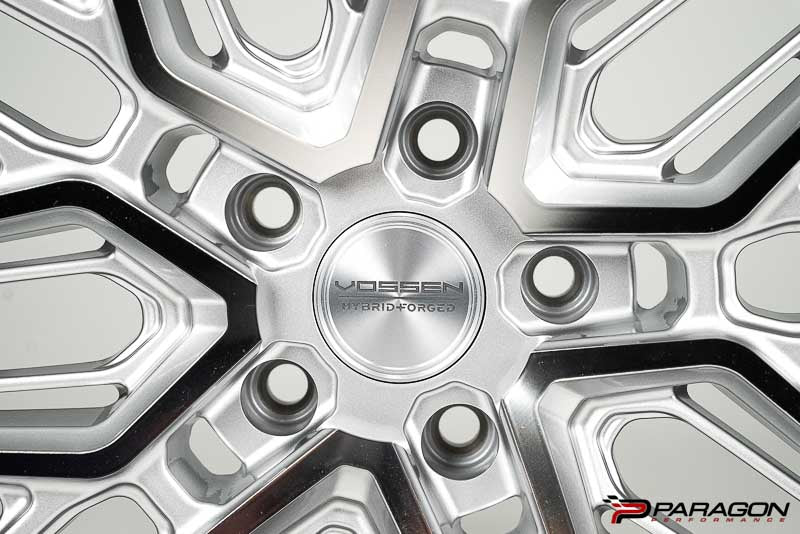 Vossen HF7 C8 Corvette - 20x9 ET35, 21x12 ET52 - Silver Polished