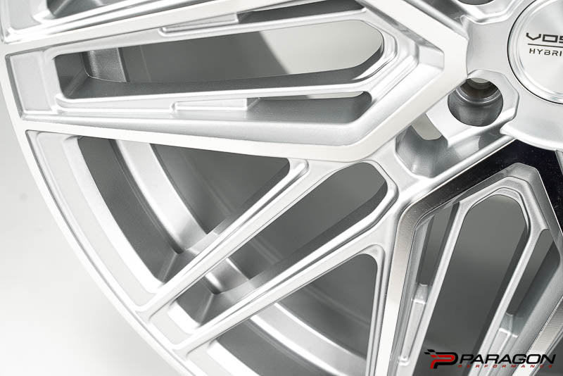 Vossen HF7 C8 Corvette - 20x9 ET35, 21x12 ET52 - Silver Polished