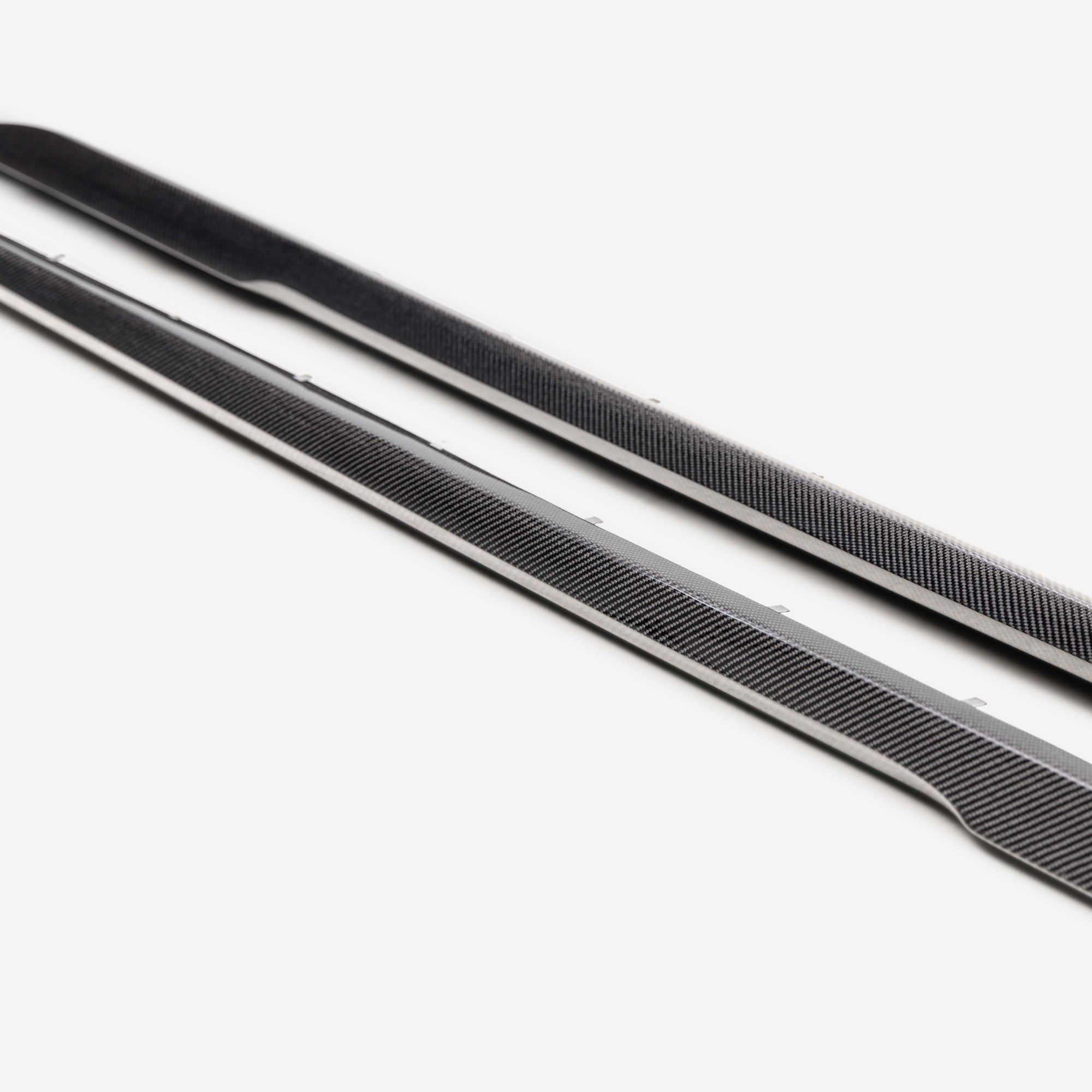 Cadillac CT5-V Blackwing Type-ST Gloss Carbon Fiber Side Rocker Panel Extensions