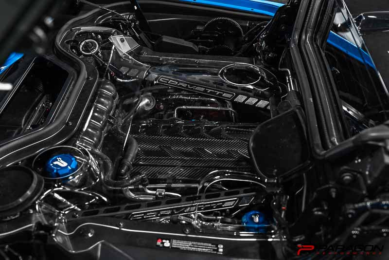 C8 Corvette Convertible Clear Engine Cover - Rapid Rev
