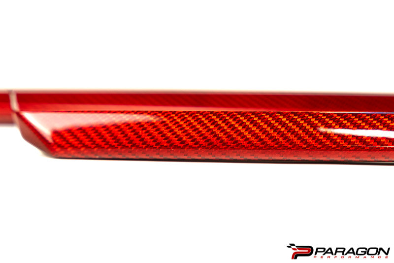 C8 Corvette Carbon Fiber Interior Trim - 3 Pc Kit - All Red