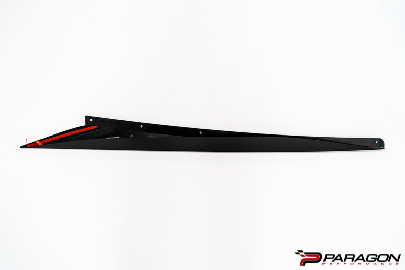 OEM C8 Corvette Rocker Panel Extensions - Black