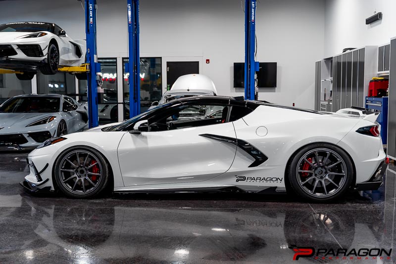 Paragon C8 Corvette Vortex Generators - Carbon Flash
