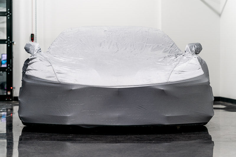 C8 Corvette Z06 Premium GM Car Cover - Silver