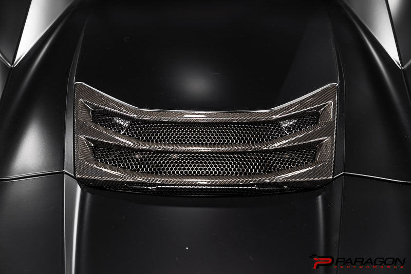 CCS C8 Corvette Convertible Carbon Fiber Hatch Vent Overlay