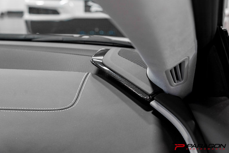 CCS C8 Corvette Carbon Fiber 3PC Upper Dashboard Trim