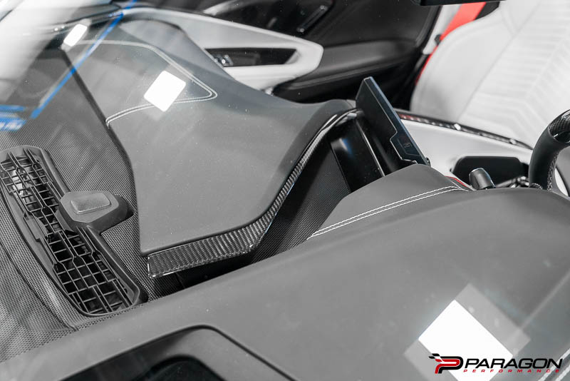 CCS C8 Corvette Carbon Fiber 3PC Upper Dashboard Trim
