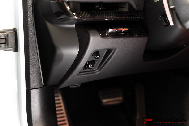 CCS C8 Corvette Carbon Fiber Parking Brake Cover
