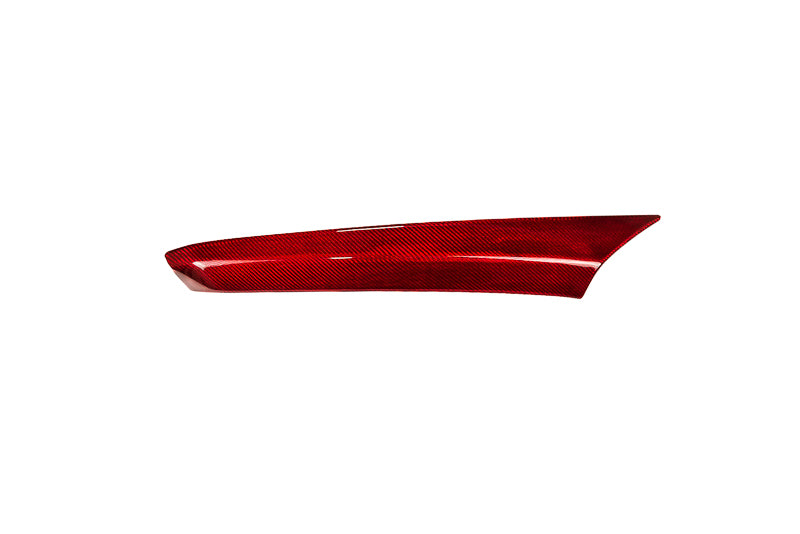 CCS C8 Corvette Red Carbon Fiber Upper Right Center Console Trim