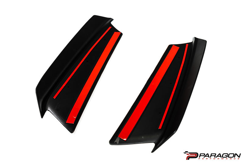 CCS C8 Corvette Z51 Spoiler Wickers - Carbon Flash
