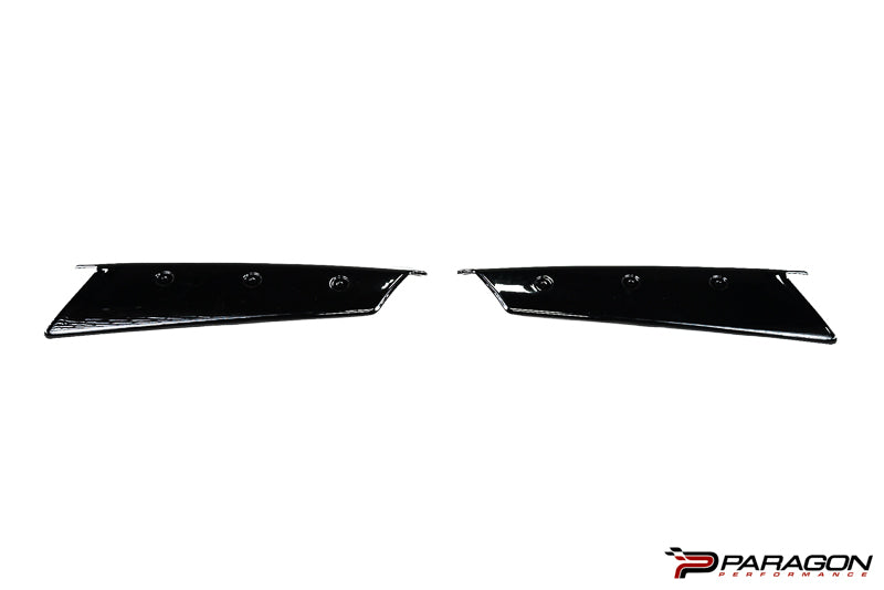 CCS C8 Corvette Z51 Spoiler Wickers - Carbon Flash