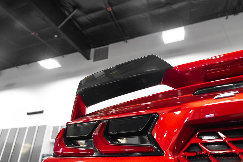 CCS C8 Corvette Z51 Spoiler Wickers - Carbon Flash