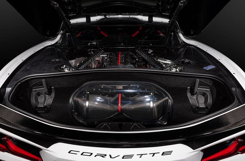 Eventuri C8 Corvette Carbon Fiber Intake System with Clear Lid - Coupe Only