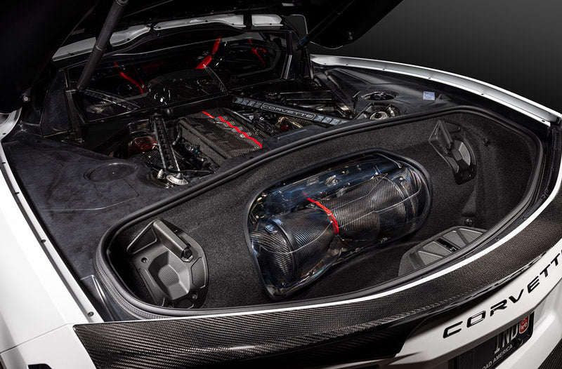 Eventuri C8 Corvette Carbon Fiber Intake System with Clear Lid - Coupe Only