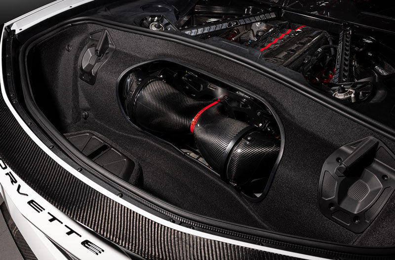 Eventuri C8 Corvette Carbon Fiber Intake System with Clear Lid - Coupe Only