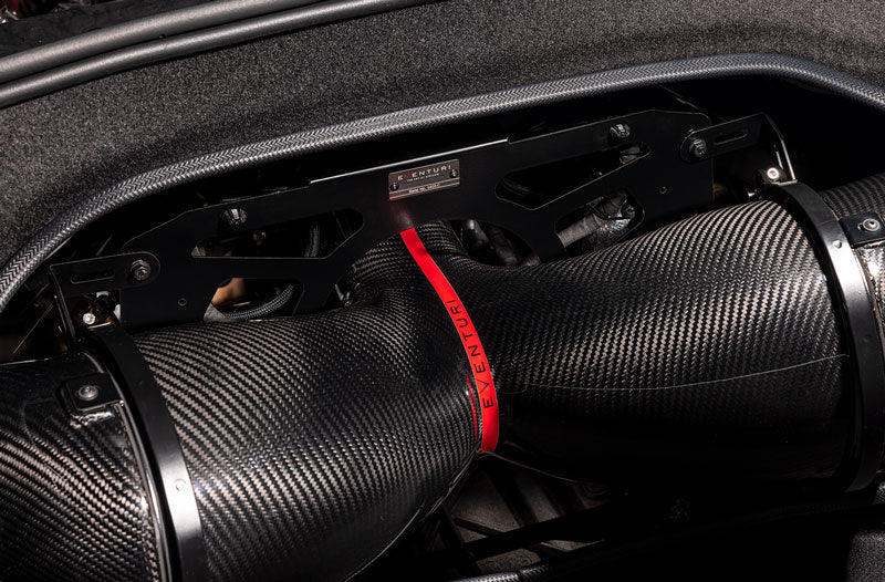 Eventuri C8 Corvette Carbon Fiber Intake System with Clear Lid - Coupe Only