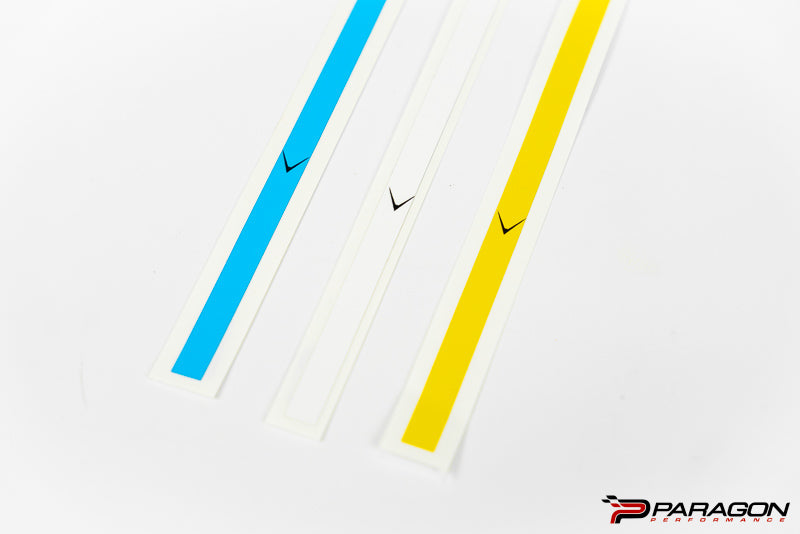 Eventuri C8 Corvette Engine Cover Vinyl Stripe - Blue, White or Yellow