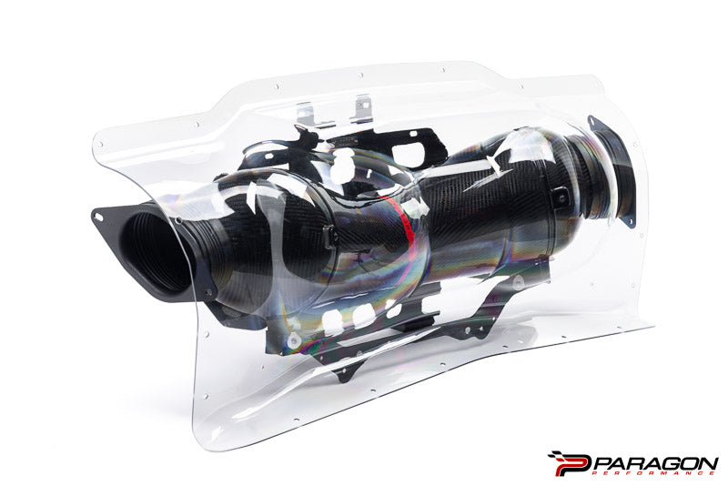 Eventuri C8 Corvette Z06 Coupe Carbon Fiber Intake with Clear Lid