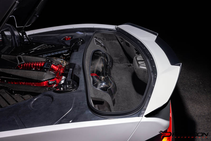 Eventuri C8 Corvette Z06 Coupe Carbon Fiber Intake with Clear Lid