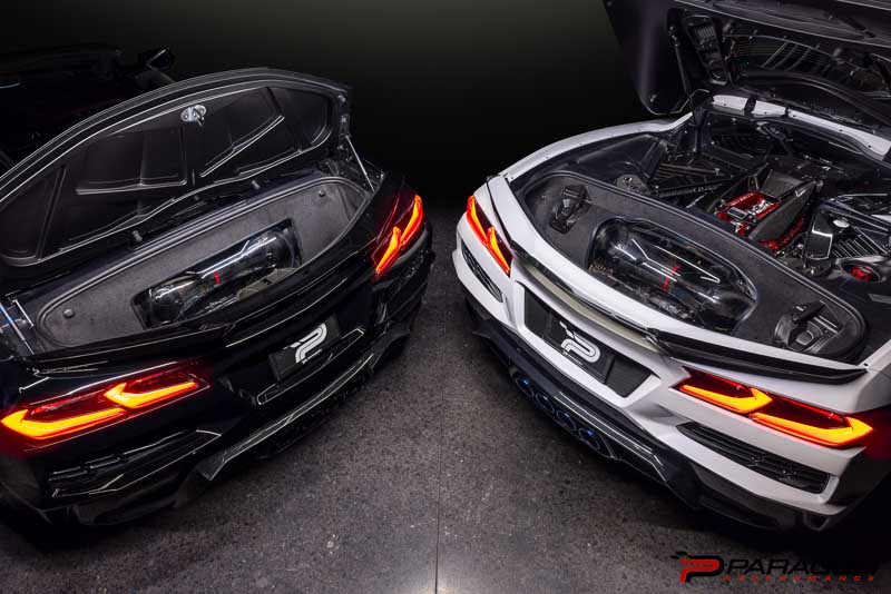 Eventuri C8 Corvette Z06 Coupe Carbon Fiber Intake with Clear Lid