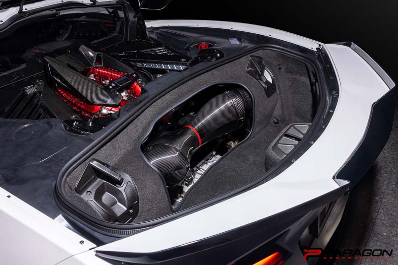 Eventuri C8 Corvette Z06 Coupe Carbon Fiber Intake with Clear Lid