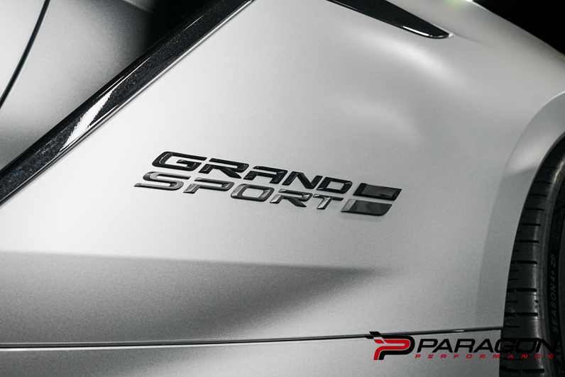 GM OEM Grand Sport Script Emblem Pair