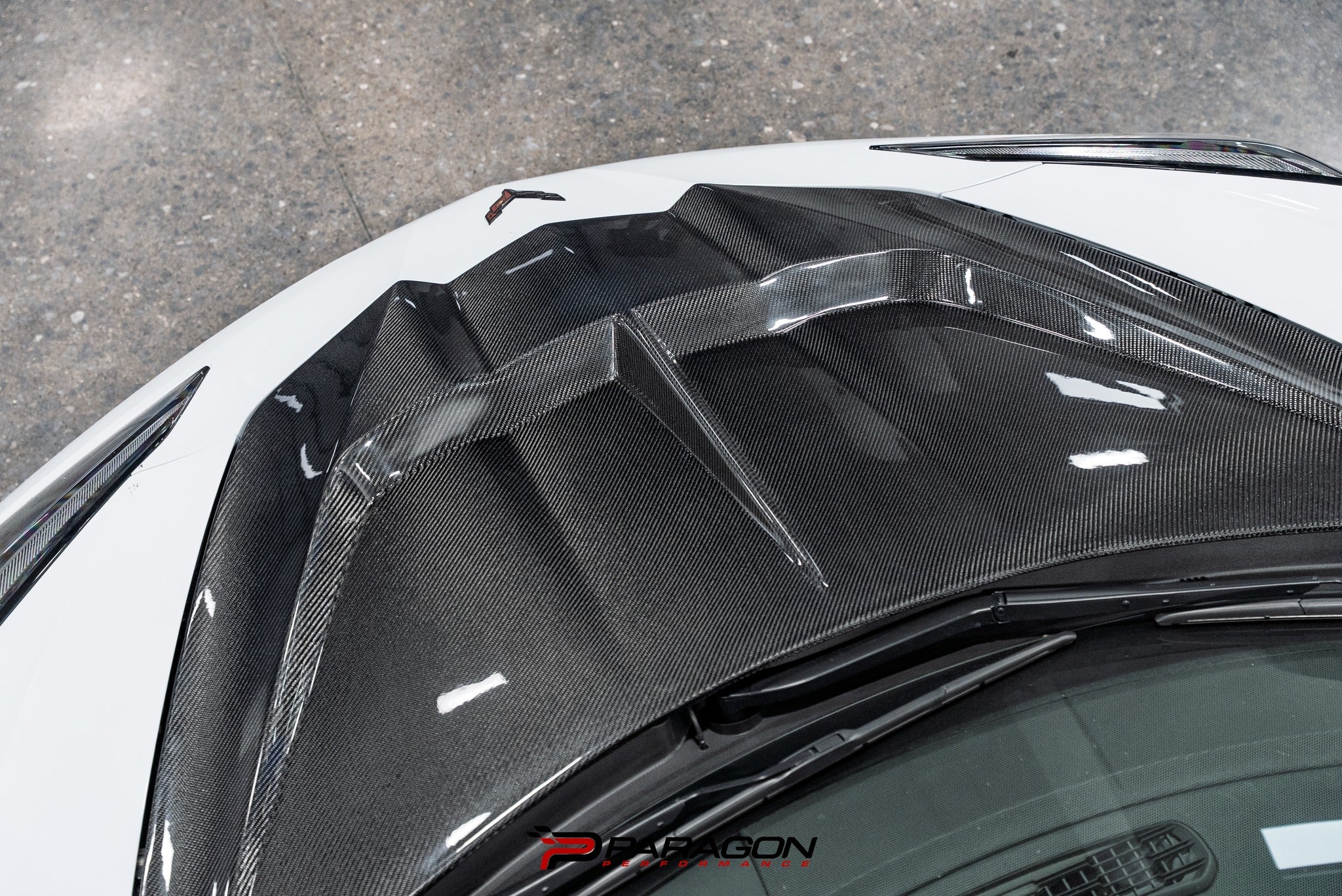 CCS Carbon Fiber Hood Performance Track Style