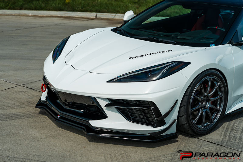 Maxton Design C8 Corvette 4pc Body Kit - Carbon Flash