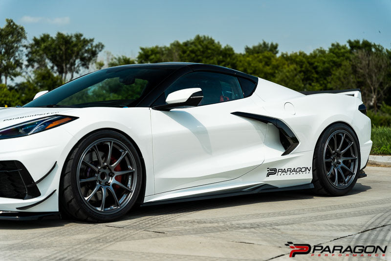 Maxton Design C8 Corvette 4pc Body Kit - Carbon Flash
