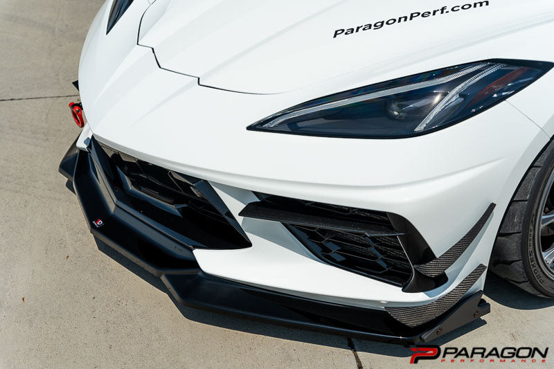 Paragon Maxton C8 Corvette 4pc Body Kit - Winglets - Carbon Flash