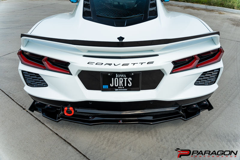 Paragon Maxton C8 Corvette 4pc Body Kit - Winglets - Carbon Flash