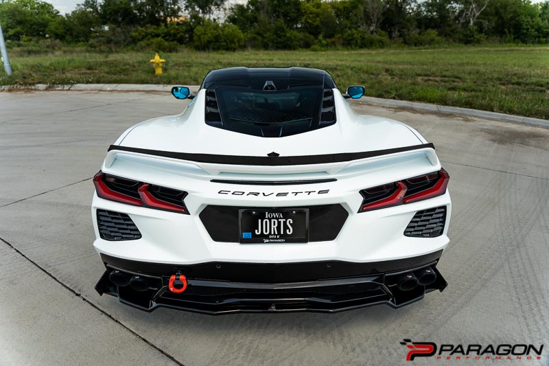 Paragon Maxton C8 Corvette 4pc Body Kit - Winglets - Carbon Flash