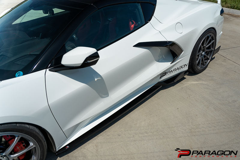 Paragon Maxton C8 Corvette Side Skirts - Winglets