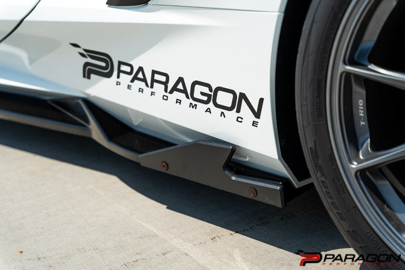 Paragon Maxton C8 Corvette 4pc Body Kit - Winglets - Carbon Flash