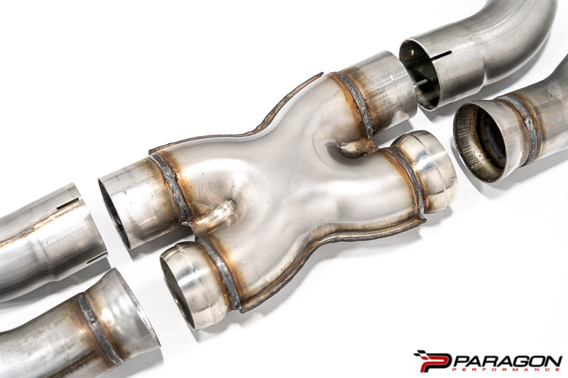 MBRP C8 Corvette 3" Stainless Steel Catback Exhaust - Quad Tips w/ Carbon Fiber Tips