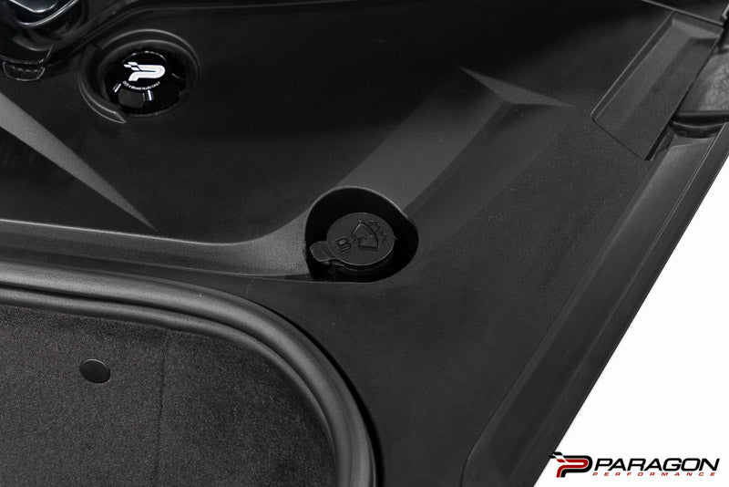Paragon C8 Corvette Washer Fluid Cap Cover - Black, Blue or Red