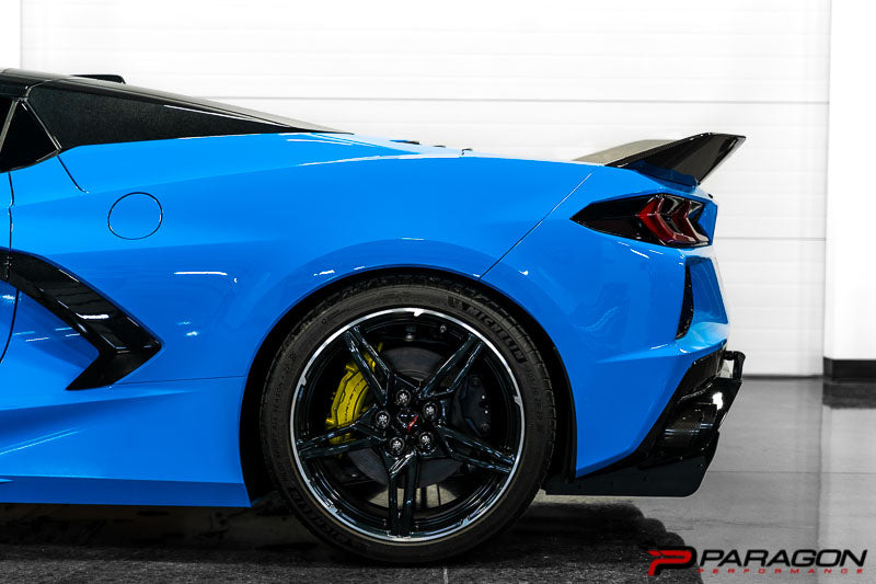 Paragon Performance C8 Corvette V3 Ducktail Rear Spoiler - Carbon Flash