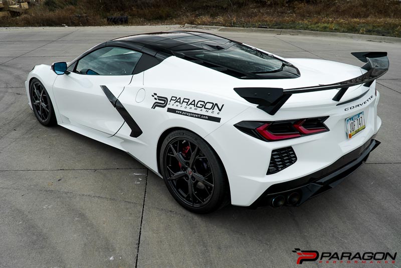 C8 Corvette OEM High Wing Spoiler - Carbon Flash