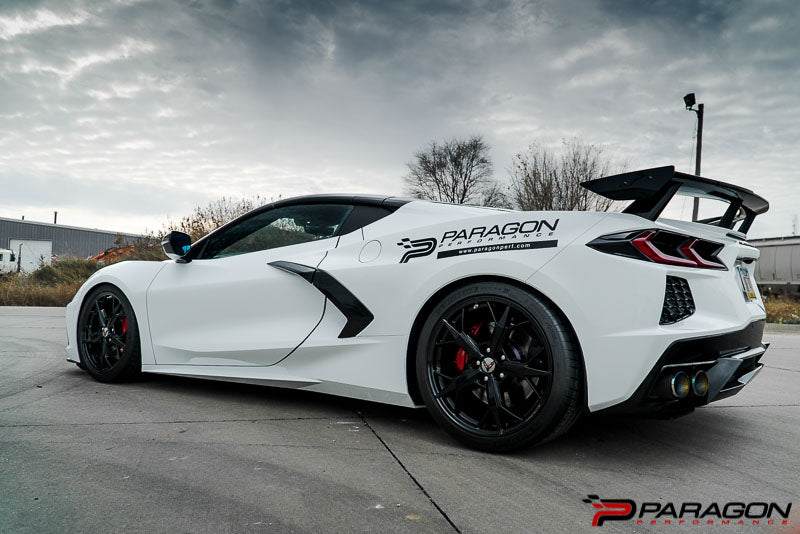 C8 Corvette OEM High Wing Spoiler - Carbon Flash