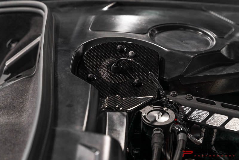 Paragon C8 Corvette Carbon Fiber Rear Strut Tower Covers