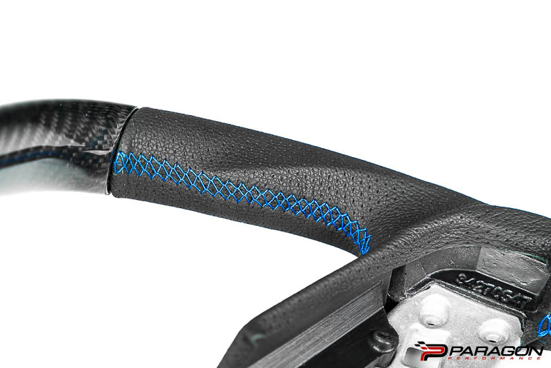 Paragon C8 Corvette Z06 Style Carbon Fiber Steering Wheel - Blue
