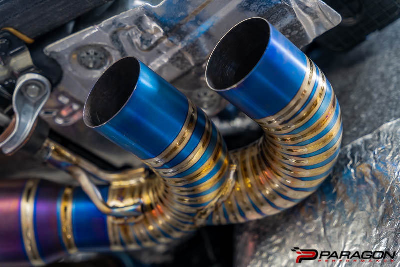 Paragon Performance C8 Corvette Cat back Titanium Exhaust