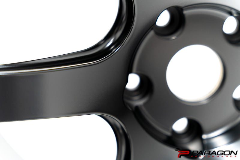 Titan 7 T-D6 19x9,20x11.5 5x120 Chevrolet C8 Corvette - Machined Black