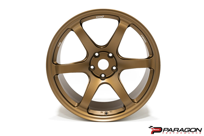 Titan 7 T-D6 19x9,20x11.5 5x120 Chevrolet C8 Corvette - Techna Bronze