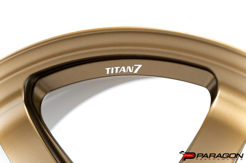 Titan 7 T-D6 19x9,20x11.5 5x120 Chevrolet C8 Corvette - Techna Bronze