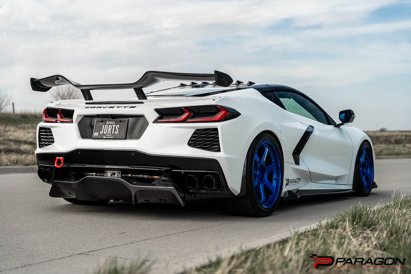 Verus Engineering C8 Corvette Carbon Flash Rear Diffuser