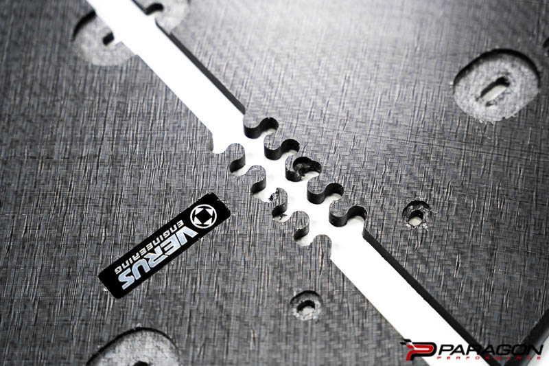 Verus Engineering Carbon Polyweave Front Splitter Kit, Carbon Fiber Air Dam - C8 Corvette