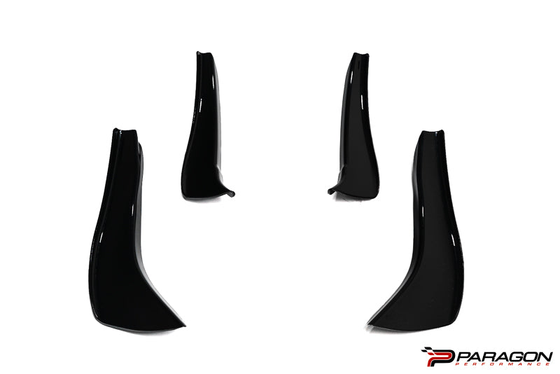 Verus Engineering Carbon Flash Dive Plane / Canard Kit, Dual Elements - C8 Corvette