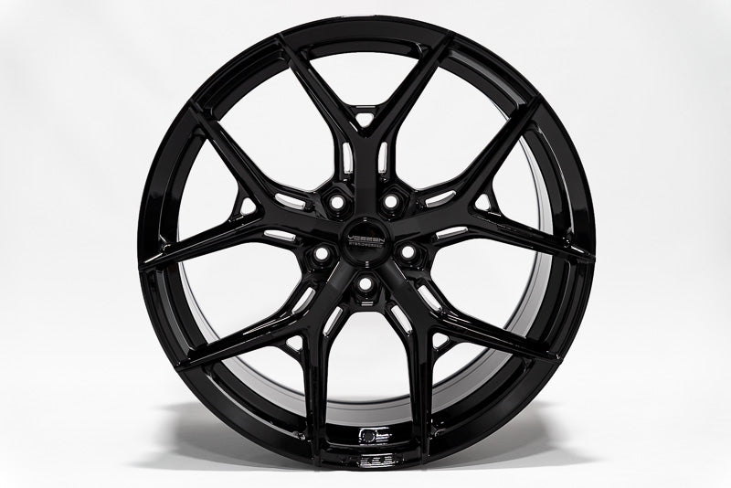 Vossen HF5 C8 Corvette- 20x9 ET35, 21x12 ET52 - Gloss Black